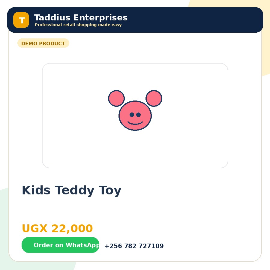 Kids Teddy Toy